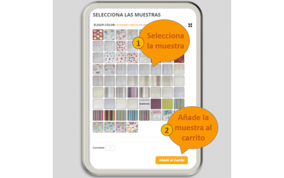 MUESTRAS ESTORES ENROLLABLES DE SCREEN FIRST CLASS LINE