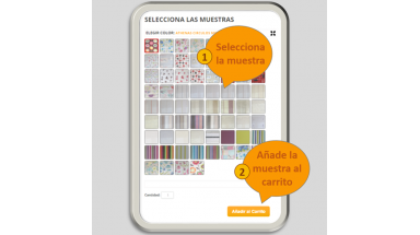 MUESTRAS ESTORES ENROLLABLES NOCHE Y DÍA